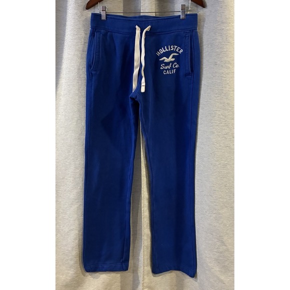 Hollister Pants - Hollister HCO Y2K Blue‎ Sweatpants Womens Logo Lounge Cozy Core Athleisure S